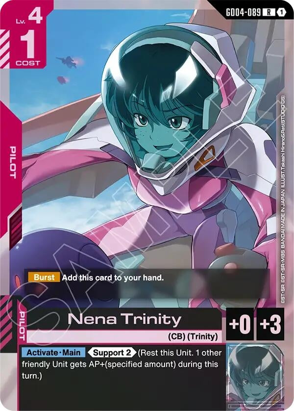 Image for Nena Trinity (GD04-089) [Phantom Aria] - Gundam Card Game