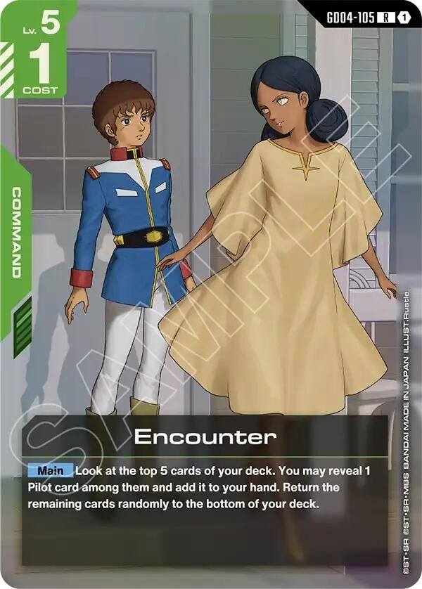 Image for Encounter (GD04-105) [Phantom Aria] - Gundam Card Game