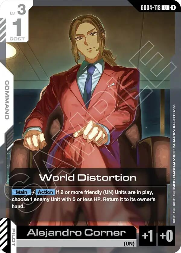 Image for World Distortion (GD04-118) [Phantom Aria] - Gundam Card Game