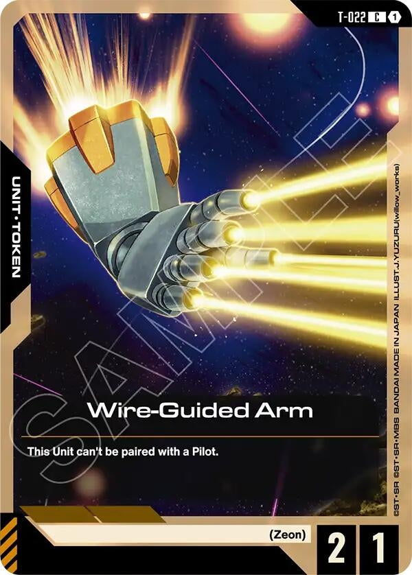 Image for Wire-Guided Arm (T-022) [Phantom Aria] - Gundam Card Game