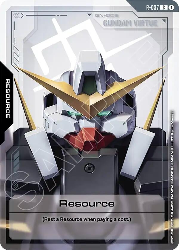 Image for Resource (R-037) (R-037) [Phantom Aria] - Gundam Card Game