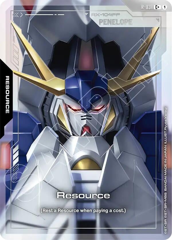 Image for Resource (R-031) (C+) (R-031) [Phantom Aria] - Gundam Card Game