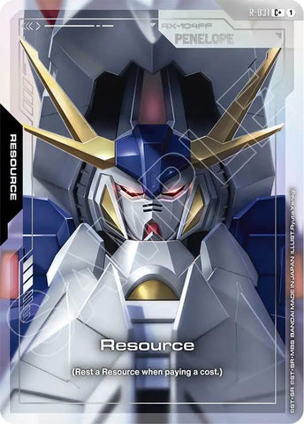 Image for Resource (R-031) (C+) (R-031) [Phantom Aria] - Gundam Card Game