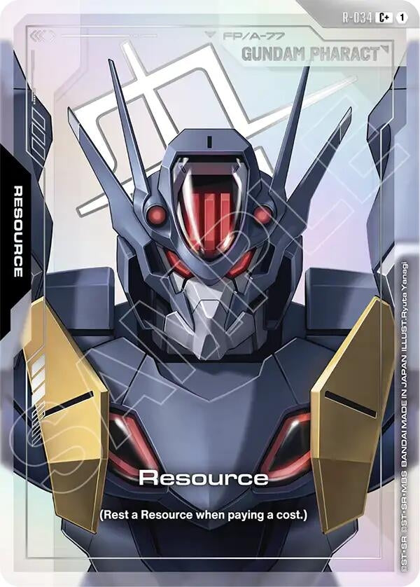 Image for Resource (R-034) (C+) (R-034) [Phantom Aria] - Gundam Card Game