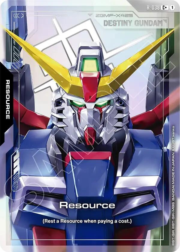 Image for Resource (R-038) (C+) (R-038) [Phantom Aria] - Gundam Card Game