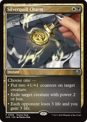 Image for Silverquill Charm (365) [Secrets of Strixhaven] - Magic: The Gathering