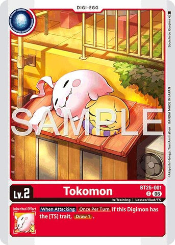Image for Tokomon (BT25-001 C) [Dual Revolution] - Digimon Card Game