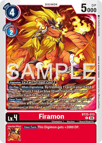 Image for Firamon (BT25-013 C) [Dual Revolution] - Digimon Card Game