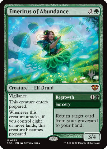Image for Emeritus of Abundance (145) [Secrets of Strixhaven] - Magic: The Gathering