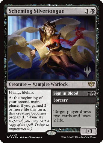 Image for Scheming Silvertongue (99) [Secrets of Strixhaven] - Magic: The Gathering