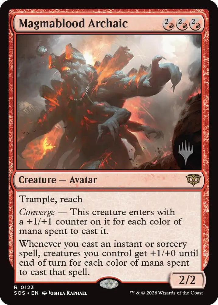 Image for Magmablood Archaic (123) [Secrets of Strixhaven] - Magic: The Gathering