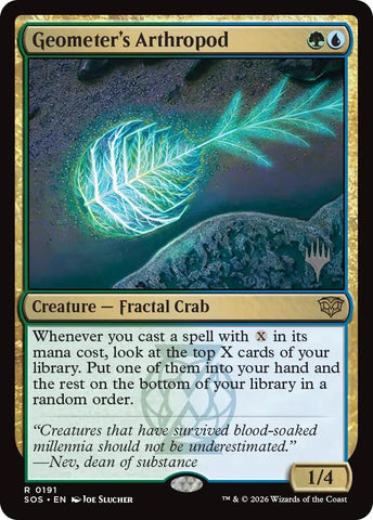Image for Geometer's Arthropod (191) [Secrets of Strixhaven] - Magic: The Gathering