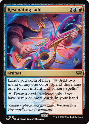 Image for Resonating Lute (221) [Secrets of Strixhaven] - Magic: The Gathering