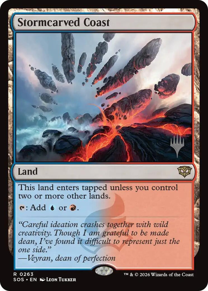 Image for Stormcarved Coast (263) [Promo Pack: Secrets of Strixhaven] - Magic: The Gathering