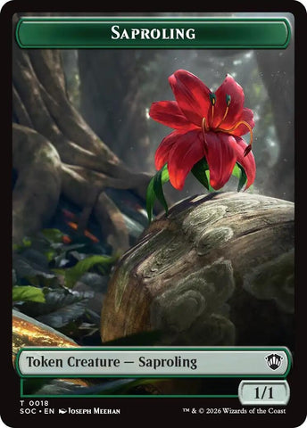 Image for Saproling // Pest (0023) Double-Sided Token (18 // 23) [Secrets of Strixhaven] - Magic: The Gathering