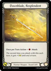 Image for Dawnblade, Resplendent (MPW002) [Mastery Pack Warrior] (MPW) - Flesh and Blood TCG