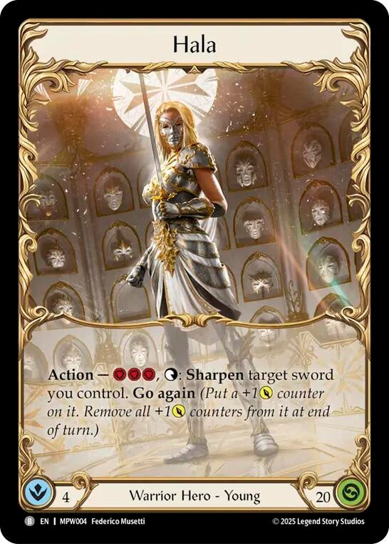Image for Hala (MPW004) [Mastery Pack Warrior] (MPW) - Flesh and Blood TCG