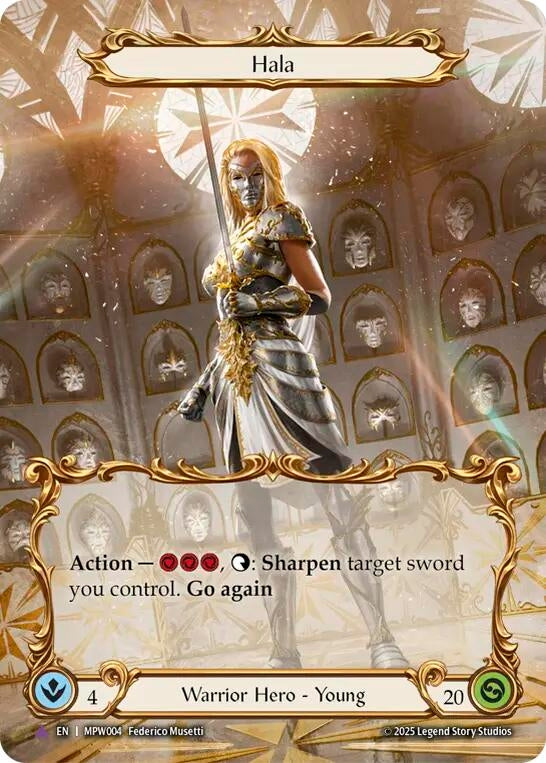 Image for Hala (Marvel) (MPW004) [Mastery Pack Warrior] (MPW) - Flesh and Blood TCG