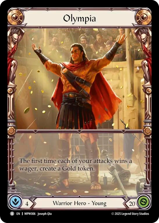 Image for Olympia (MPW006) [Mastery Pack Warrior] (MPW) - Flesh and Blood TCG