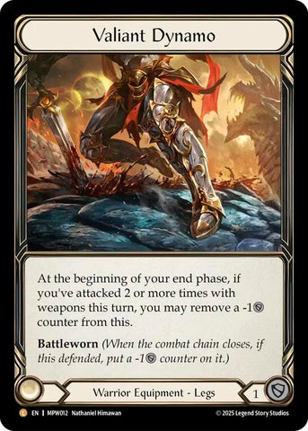 Image for Valiant Dynamo (MPW012) [Mastery Pack Warrior] (MPW) - Flesh and Blood TCG