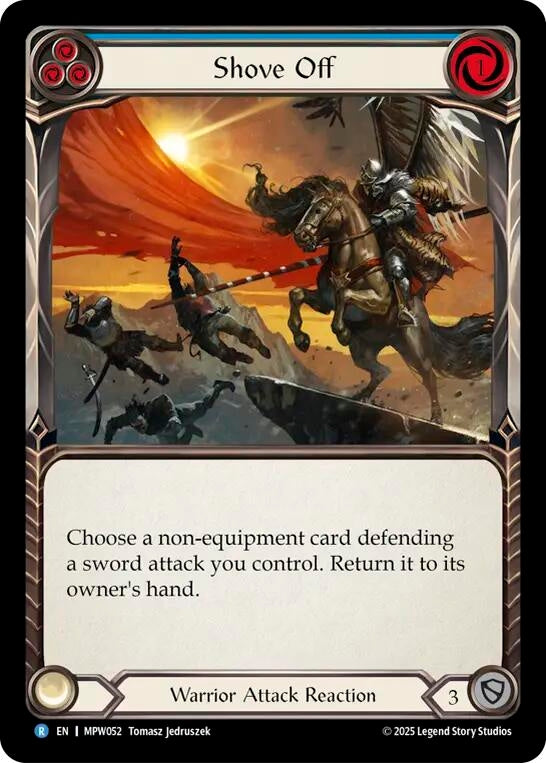 Image for Shove Off (MPW052) [Mastery Pack Warrior] (MPW) - Flesh and Blood TCG