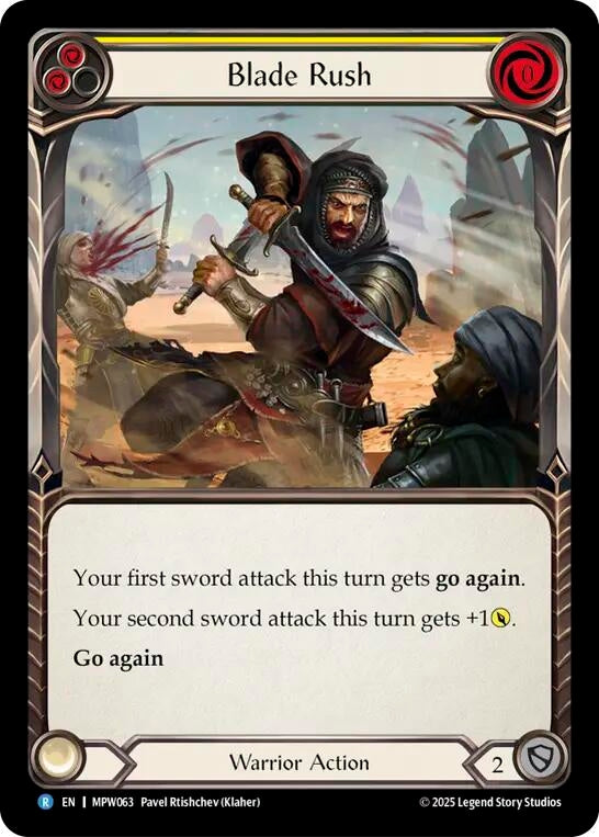 Image for Blade Rush (MPW063) [Mastery Pack Warrior] (MPW) - Flesh and Blood TCG