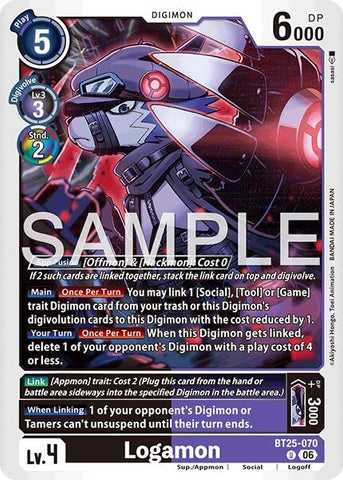 Image for Logamon (BT25-070 U) [Dual Revolution] - Digimon Card Game