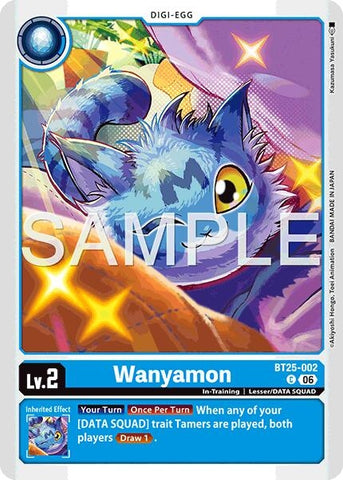Image for Wanyamon (BT25-002 C) [Dual Revolution] - Digimon Card Game