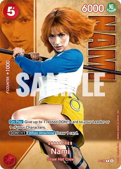 Image for Nami - P-139 (Premium Card Collection -Live Action Edition Vol.2 Straw Hat Crew-) (P-139) [One Piece Promotion Cards] (OP-PR) - One Piece Card Game