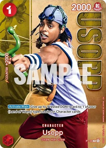 Image for Usopp - P-136 (Premium Card Collection -Live Action Edition Vol.2 Straw Hat Crew-) (P-136) [One Piece Promotion Cards] (OP-PR) - One Piece Card Game