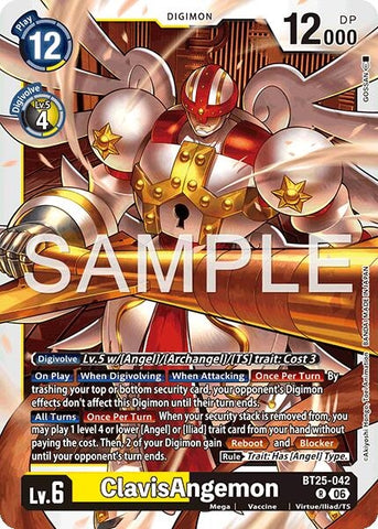 ClavisAngemon (BT25-042 R) [Dual Revolution]