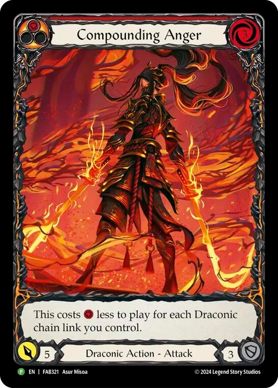 Image for Compounding Anger - FAB321 (FAB321) [Flesh and Blood: Promo Cards] - Flesh and Blood TCG
