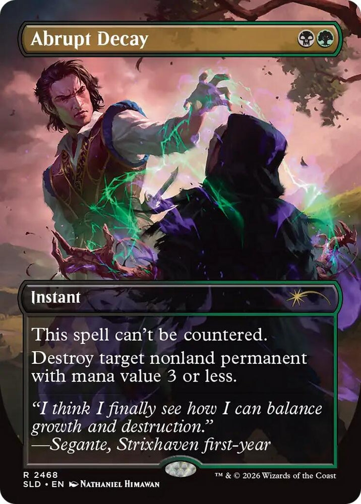 Image for Abrupt Decay (2468) [Secret Lair Drop Series] - Magic: The Gathering