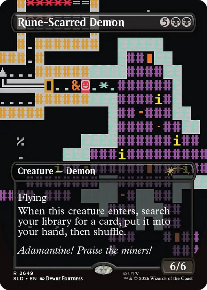 Image for Rune-Scarred Demon (2649) [Secret Lair Drop Series] - Magic: The Gathering