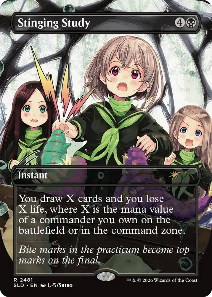 Image for Stinging Study (2481) [Secret Lair Drop Series] - Magic: The Gathering