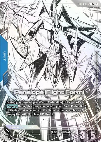Image for Penelope (Flight Form) (LR+) (GD04-002) [Phantom Aria] - Gundam Card Game