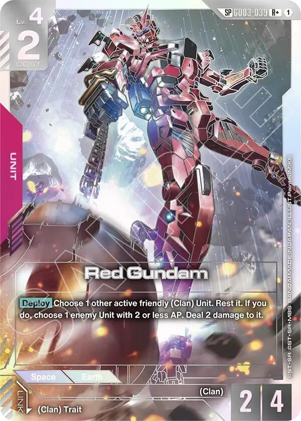 Image for Red Gundam (SP) (R+) (GD03-039) [Phantom Aria] - Gundam Card Game