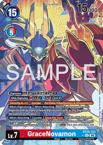 GraceNovamon (Alternate Art) (BT25-103 SEC) [Dual Revolution]