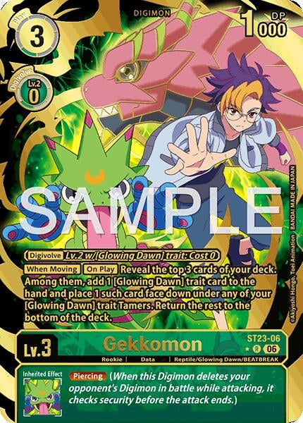 Image for Gekkomon (Rare Pull) (ST23-06 R) [Starter Deck 23: Beatbreak] - Digimon Card Game