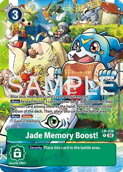 Jade Memory Boost! (Alternate Art) (LM-036 P) [Starter Deck 23: Beatbreak]