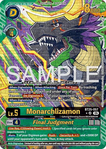 Image for Monarchlizamon // Final Judgement (Alternate Art) (BT25-057 UR) [Dual Revolution] - Digimon Card Game