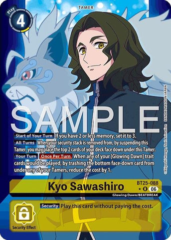 Image for Kyo Sawashiro (Alternate Art) (BT25-088 R) [Dual Revolution] - Digimon Card Game