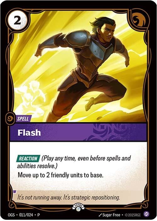 Image for Flash (011/024) [Riftbound Organized Play Promotional Cards] - Riftbound: League of Legends Trading Card Game
