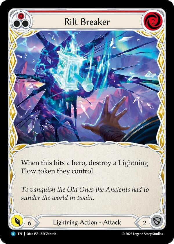 Image for Rift Breaker (Red) (OMN155) [Omens of the Third Age] - Flesh and Blood TCG