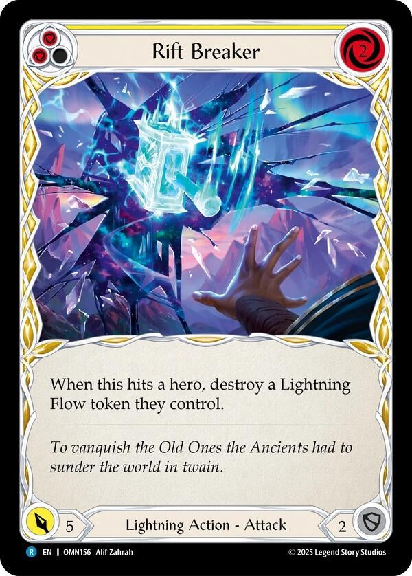 Image for Rift Breaker (Yellow) (OMN156) [Omens of the Third Age] - Flesh and Blood TCG