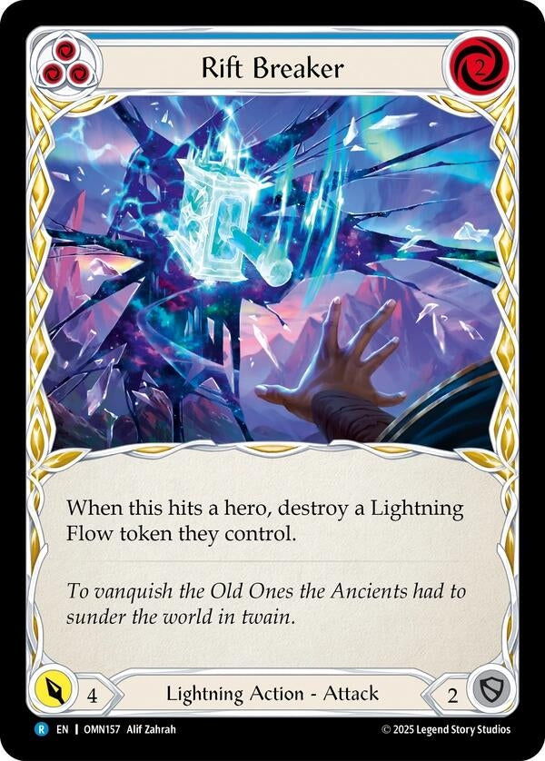 Image for Rift Breaker (Blue) (OMN157) [Omens of the Third Age] - Flesh and Blood TCG