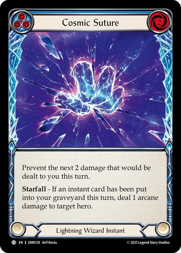 Image for Cosmic Suture (Blue) (OMN129) [Omens of the Third Age] - Flesh and Blood TCG