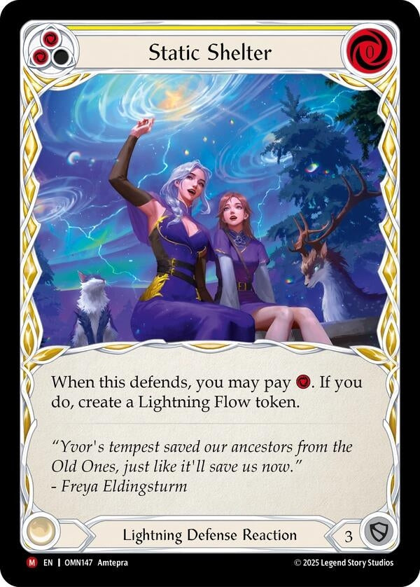 Image for Static Shelter (OMN147) [Omens of the Third Age] - Flesh and Blood TCG