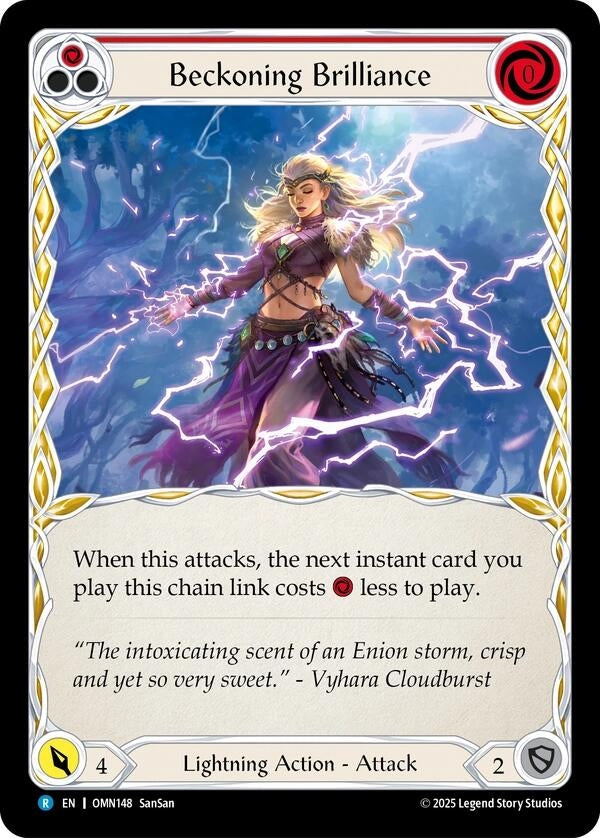 Image for Beckoning Brilliance (OMN148) [Omens of the Third Age] - Flesh and Blood TCG