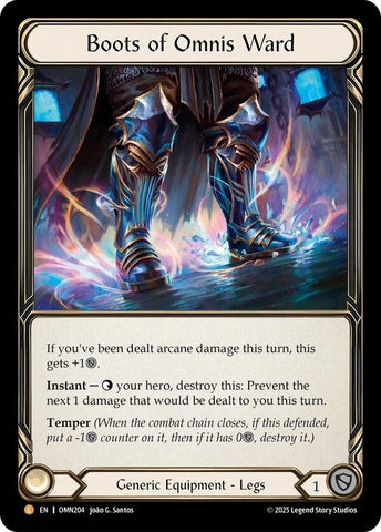 Image for Boots of Omnis Ward (OMN204) [Omens of the Third Age] - Flesh and Blood TCG